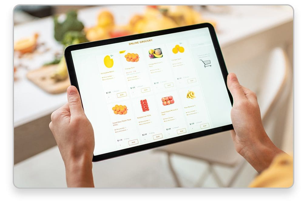 online grocery shopping